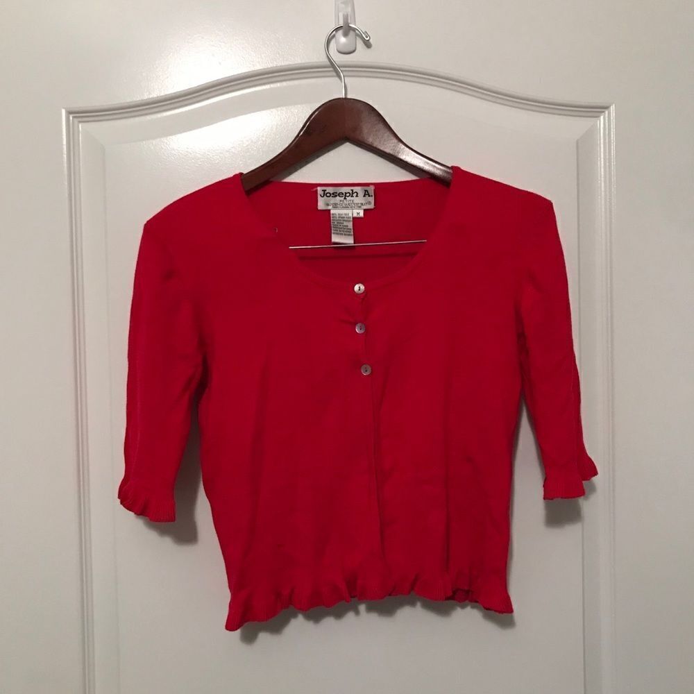 Vintage Joseph A. - Petite Short Sleeve Button Up